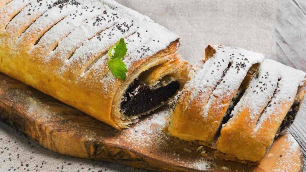 Strudel al cioccoalato con semi di papavero i dolci di ricettasprint