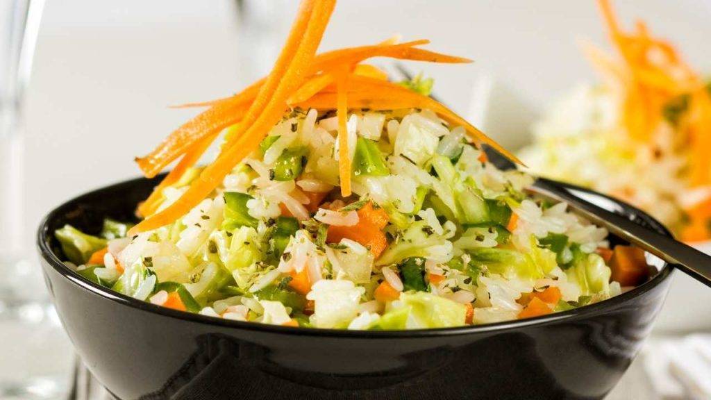 Riso basmati con verdure