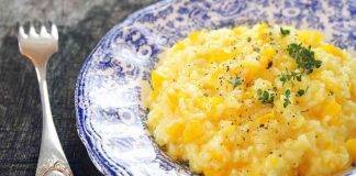 risotto con crema di peperoni e formaggio morlacco - ricettasprint