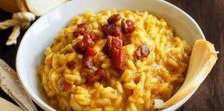risotto ortolana con pancetta - ricettasprint