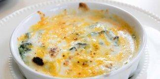 uova con spinaci ricotta e mozzarella - ricettasprint