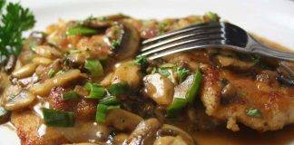 Scaloppine con i funghi