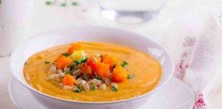 Zuppa di zucca e orzo Ricetta Sprint