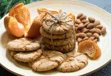 Biscotti al mandarino e mandorle