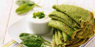 Crepes agli spinaci - ricettasprint
