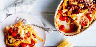 Pasta al forno con pomodorini e melanzane - ricettasprint