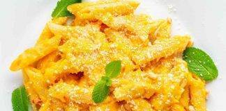 Penne al forno con zucca