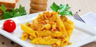 Penne cremose con zafferano