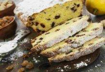 Plumcake con limone ed uvetta