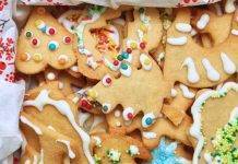 Biscotti friabili natalizi al burro