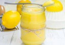 Crema al limone senza burro latte e uova