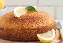 Torta 5 minuti al limone senza burro