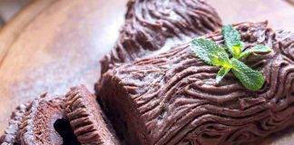 tronchetto di cioccolato senza cottura - ricettasprint