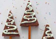 Alberi di natale brownies | monoporzione golosa per le feste Alberi di Natale brownies