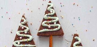 Alberi di Natale brownies