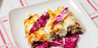 Cannelloni al radicchio e taleggio - ricettasprint