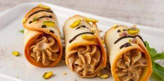 Cannoli di pandoro con Nutella e mascarpone - ricettasprint