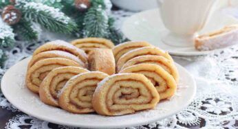 Pasta biscotto per tronchetto di Natale