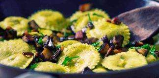 Ravioli con melanzane