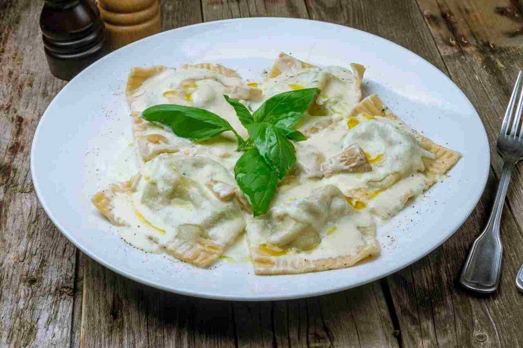 Ravioli Ricotta e Salmone