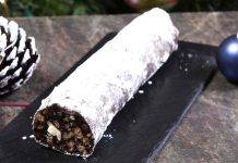 Salame di cioccolato con pandoro