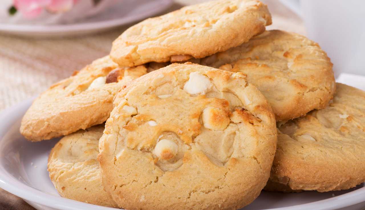 biscotti alla vaniglia e cioccolato bianco - ricettasprint