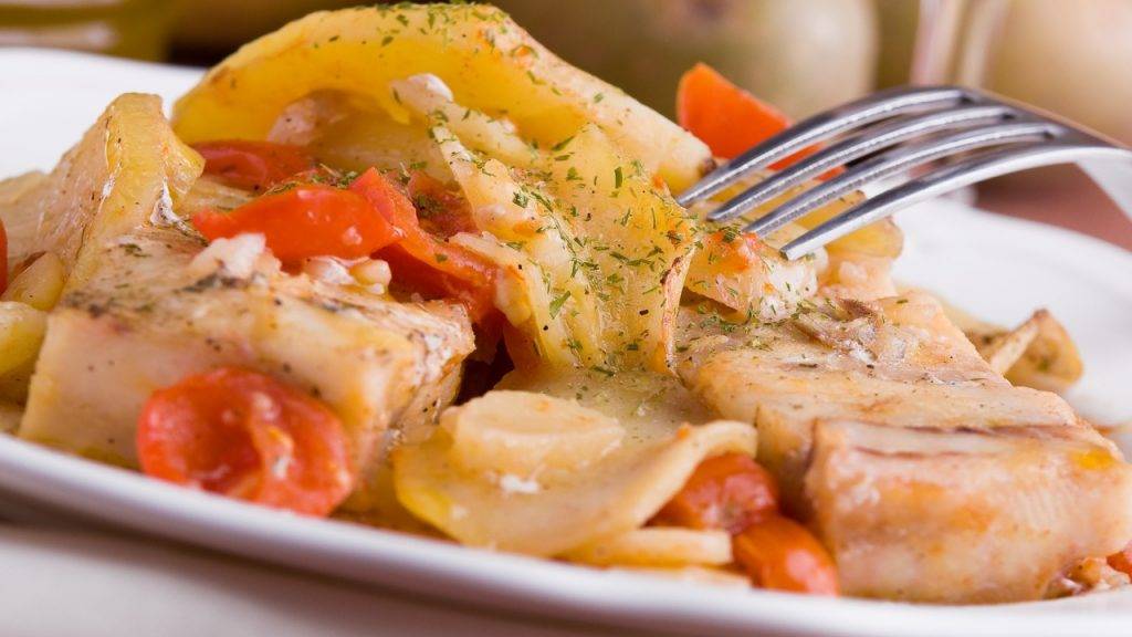 Merluzzo con patate in padella