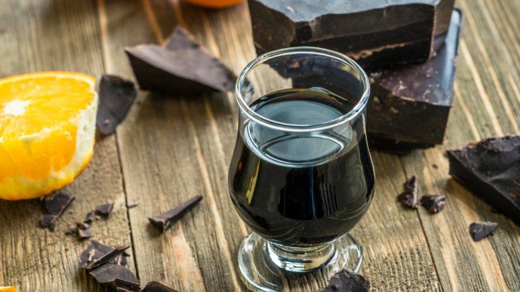 Liquore al cioccolato e arancia