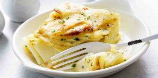millefoglie di patate e salmone