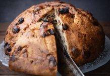 pandolce al cioccolato e frutta secca - ricettasprint