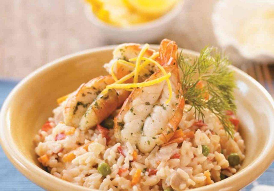 Risotto Arancia e Gamberetti un piatto elegante e squisito