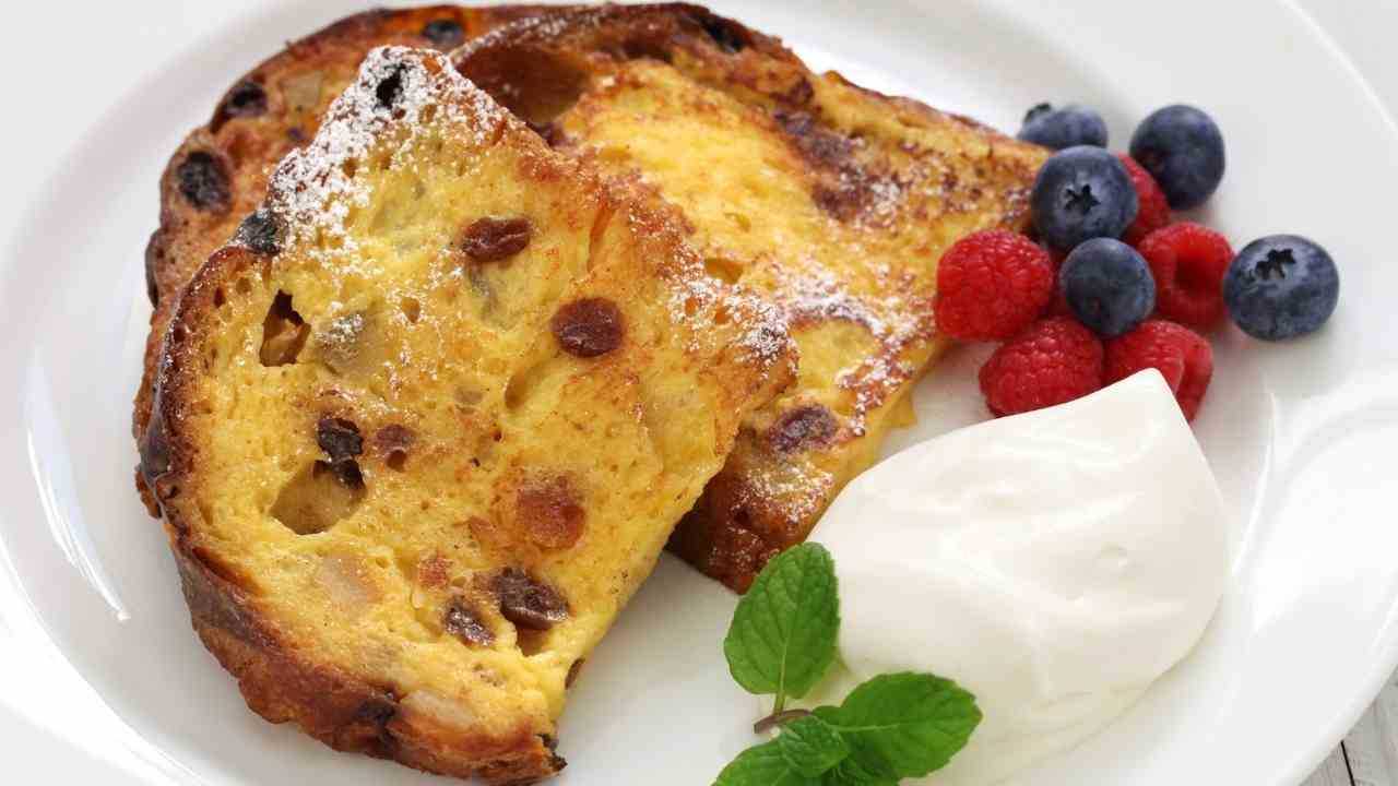 French toast di panettone