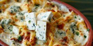 Pasta al forno con fonduta di gorgonzola - ricettasprint