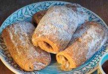 Sfogliatine arancia e gocce di cioccolato