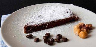 Torta cacao caffè e nocciole 5 minuti - ricettasprint