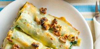 Cannelloni con cavolo e noci