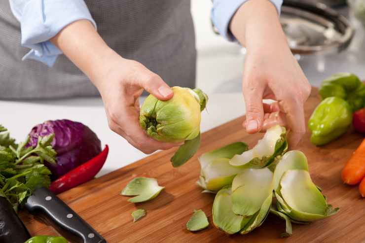 carciofi croccanti al forno - ricettasprint