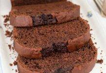Plumcake al cioccolato senza burro e uova