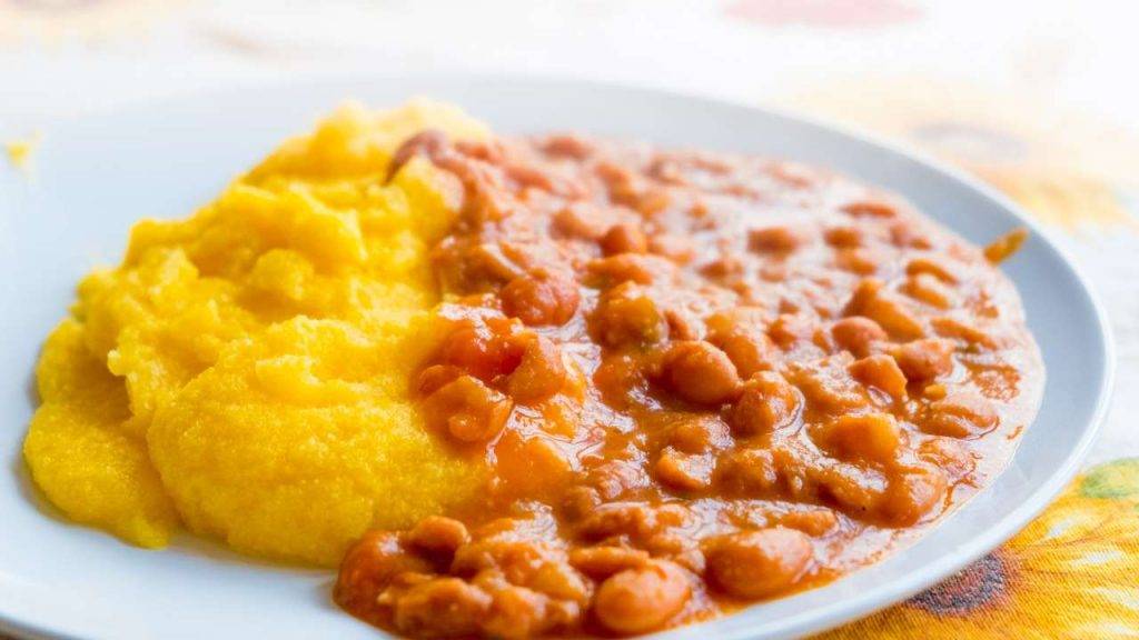 Polenta con i fagioli