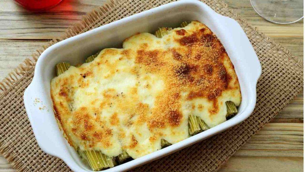 Parmigiana di cardi al forno