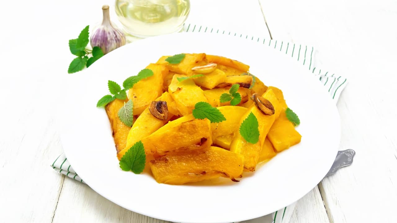 Zucca alla menta e aceto