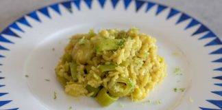 risotto alla crema di porri - ricettasprint