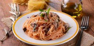 Spaghetti con le alici alla siciliana