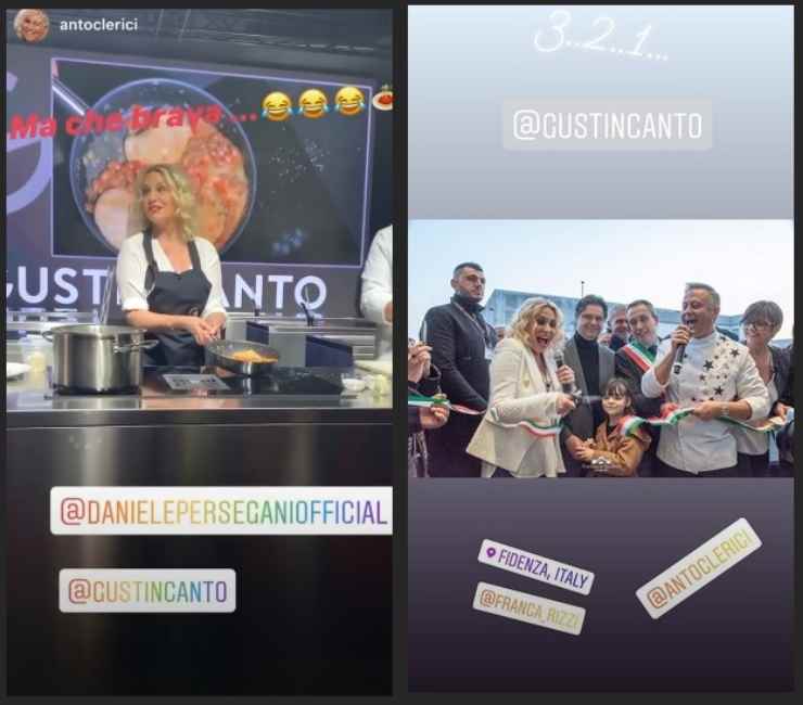 Antonella Clerici | Bagno di folla e annuncio in cucina video - ricettasprint