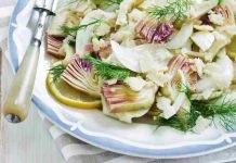 Insalata di carciofi crudi