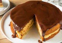 Torta farcita all'arancia