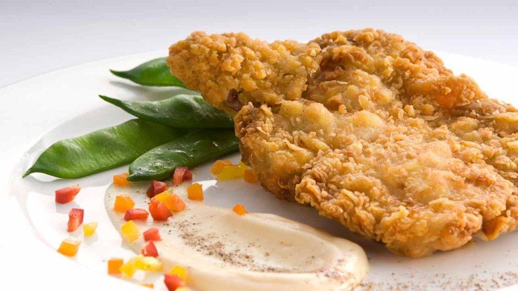 Petto di pollo ai corn flakes