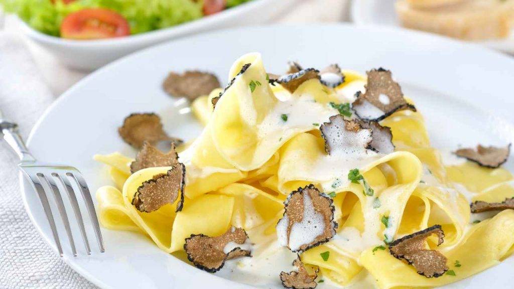 Pappardelle al tartufo e mascarpone