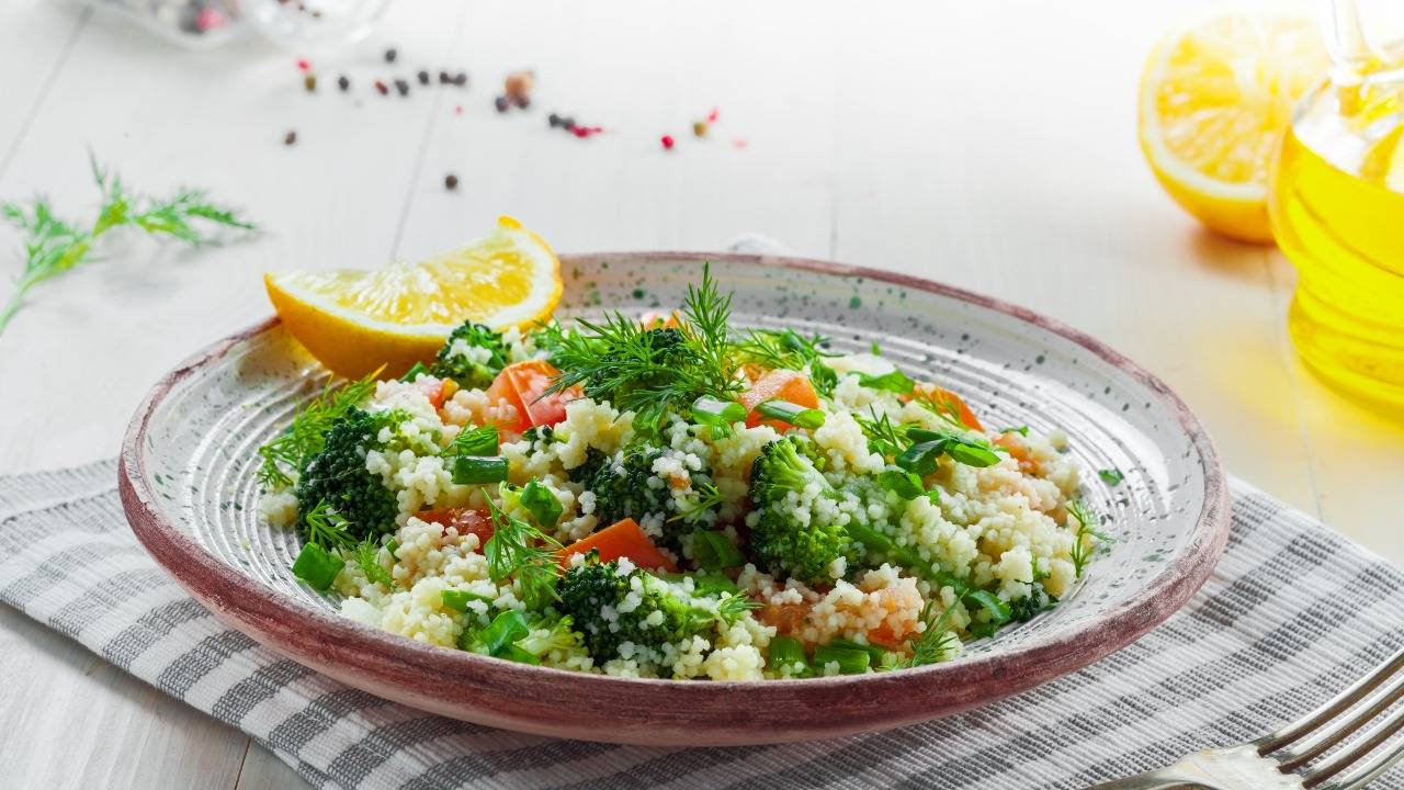 Fregola con broccoli