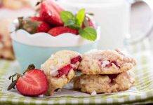 Biscotti morbidi alle fragole